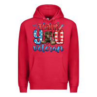 Cardinal thank you veteran Premium Hoodie - MaliasSmallBusiness
