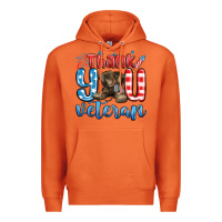 Carrot thank you veteran Premium Hoodie - MaliasSmallBusiness