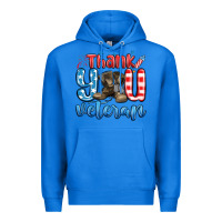 True Royal thank you veteran Premium Hoodie - MaliasSmallBusiness