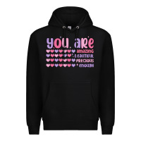Black you are valentine Premium Hoodie - MaliasSmallBusiness