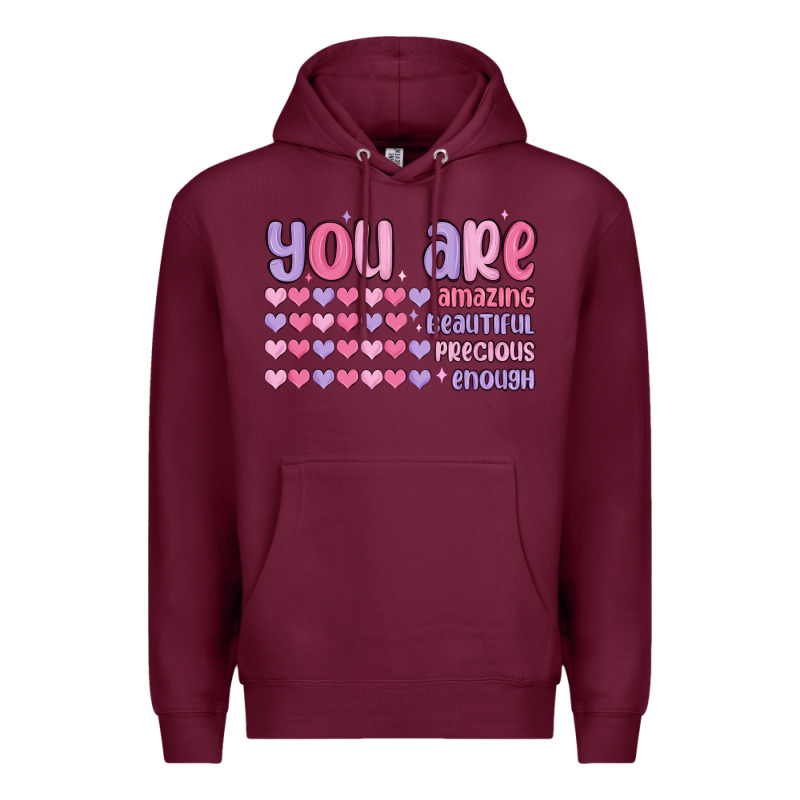 You Are Valentine Premium Hoodie by MaliasSmallBusiness | Teevron
