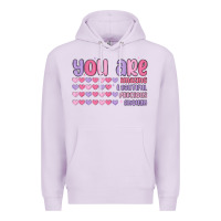 Lilac you are valentine Premium Hoodie - MaliasSmallBusiness