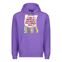 Purple take whatever you need  have a great day Premium Hoodie - MaliasSmallBusiness