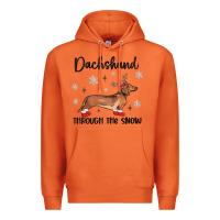 Carrot dachshund through the snow Premium Hoodie - MaliasSmallBusiness