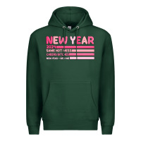 Sports Green 2024 new year Premium Hoodie - MaliasSmallBusiness