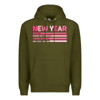 Army Green 2024 new year Premium Hoodie - MaliasSmallBusiness