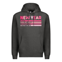 Charcoal Heather 2024 new year Premium Hoodie - MaliasSmallBusiness