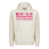 Oatmeal Heather 2024 new year Premium Hoodie - MaliasSmallBusiness