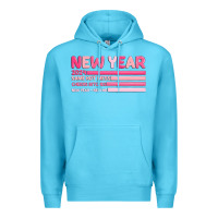 Ocean Blue 2024 new year Premium Hoodie - MaliasSmallBusiness