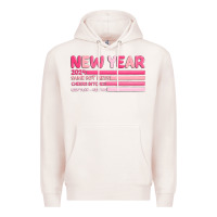 Pale Pink 2024 new year Premium Hoodie - MaliasSmallBusiness