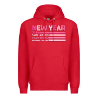 Red 2024 new year Premium Hoodie - MaliasSmallBusiness