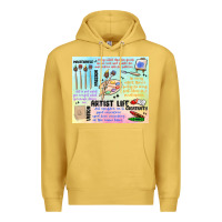 Antique Gold artist life Premium Hoodie - MaliasSmallBusiness