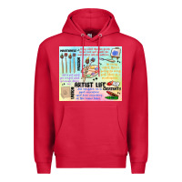 Cardinal artist life Premium Hoodie - MaliasSmallBusiness