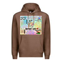 Chestnut artist life Premium Hoodie - MaliasSmallBusiness