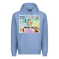 Colony Blue artist life Premium Hoodie - MaliasSmallBusiness