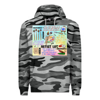 Slate Camo artist life Premium Hoodie - MaliasSmallBusiness