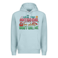 Blue Mist call me antisocial but please dont call me Premium Hoodie - MaliasSmallBusiness