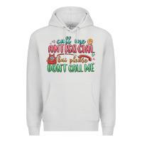 Dove Grey call me antisocial but please dont call me Premium Hoodie - MaliasSmallBusiness