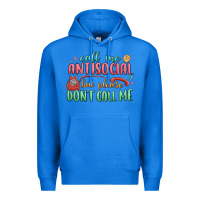 True Royal call me antisocial but please dont call me Premium Hoodie - MaliasSmallBusiness