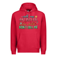 Cardinal call me antisocial but please dont call me Premium Hoodie - MaliasSmallBusiness