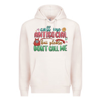 Pale Pink call me antisocial but please dont call me Premium Hoodie - MaliasSmallBusiness