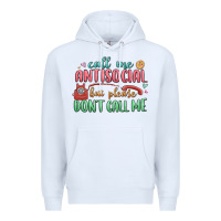 White call me antisocial but please dont call me Premium Hoodie - MaliasSmallBusiness
