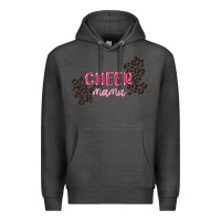 Charcoal Heather cheer mama Premium Hoodie - MaliasSmallBusiness