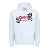 White cheer mama Premium Hoodie - MaliasSmallBusiness