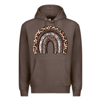 Coffee Cheetah rainbow Premium Hoodie - MaliasSmallBusiness