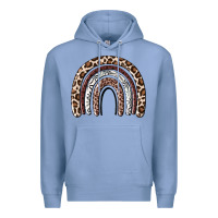 Colony Blue Cheetah rainbow Premium Hoodie - MaliasSmallBusiness