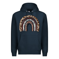 Navy Cheetah rainbow Premium Hoodie - MaliasSmallBusiness