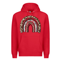 Red Cheetah rainbow Premium Hoodie - MaliasSmallBusiness