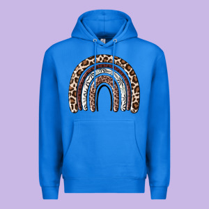 Cheetah Rainbow Premium Hoodie Designed By Maliassmallbusiness