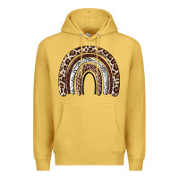 Antique Gold Cheetah rainbow Premium Hoodie - MaliasSmallBusiness