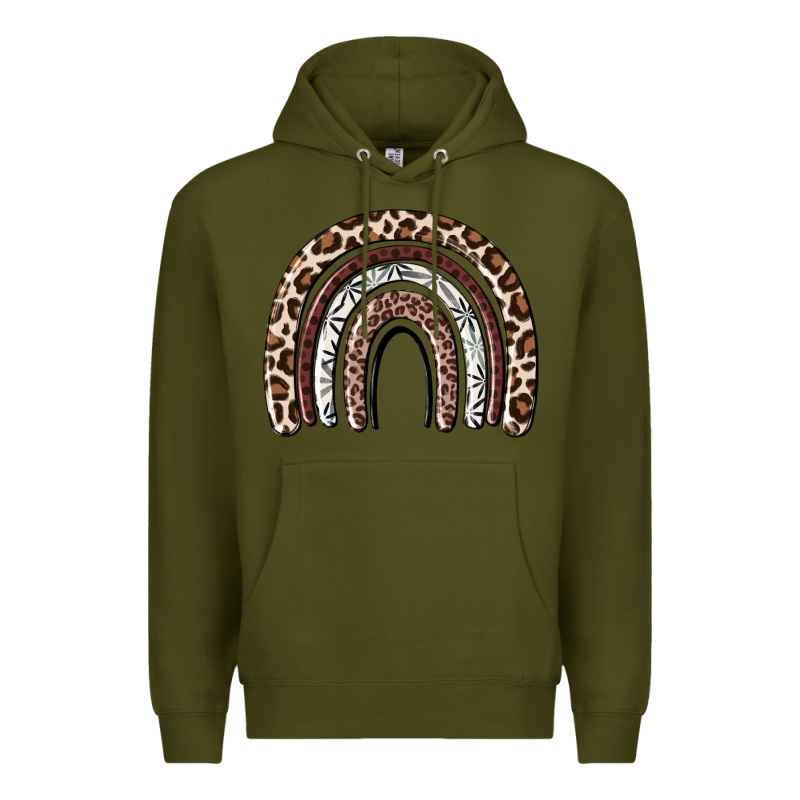 Cheetah Rainbow Premium Hoodie by MaliasSmallBusiness | Teevron
