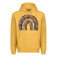 Mustard Cheetah rainbow Premium Hoodie - MaliasSmallBusiness
