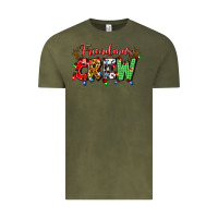 Vintage Olive friendsmas crew Vintage Tee - Artiststas