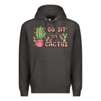 Smoke go sit on a cactus Premium Hoodie - MaliasSmallBusiness