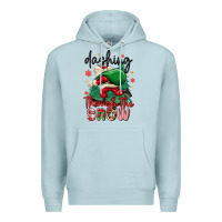 Blue Mist dashing through the snow Premium Hoodie - MaliasSmallBusiness