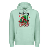 Seafoam dashing through the snow Premium Hoodie - MaliasSmallBusiness
