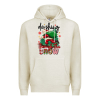 Oatmeal Heather dashing through the snow Premium Hoodie - MaliasSmallBusiness