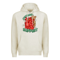 Oatmeal Heather emotional support Premium Hoodie - MaliasSmallBusiness