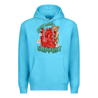 Ocean Blue emotional support Premium Hoodie - MaliasSmallBusiness