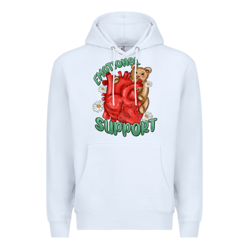 Emotional Support Premium Hoodie by MaliasSmallBusiness | Teevron
