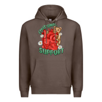 Coffee emotional support Premium Hoodie - MaliasSmallBusiness