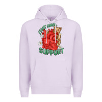 Lilac emotional support Premium Hoodie - MaliasSmallBusiness