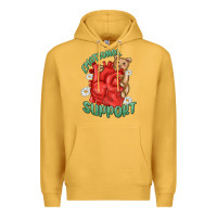 Mustard emotional support Premium Hoodie - MaliasSmallBusiness