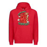 Red emotional support Premium Hoodie - MaliasSmallBusiness