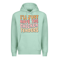 Seafoam i'll just have the chicken tenders Premium Hoodie - MaliasSmallBusiness