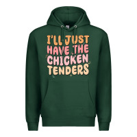 Sports Green i'll just have the chicken tenders Premium Hoodie - MaliasSmallBusiness